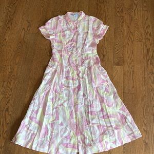 Hill House Lily Dress in Kaleidoscope Pink - Missing Belt!!